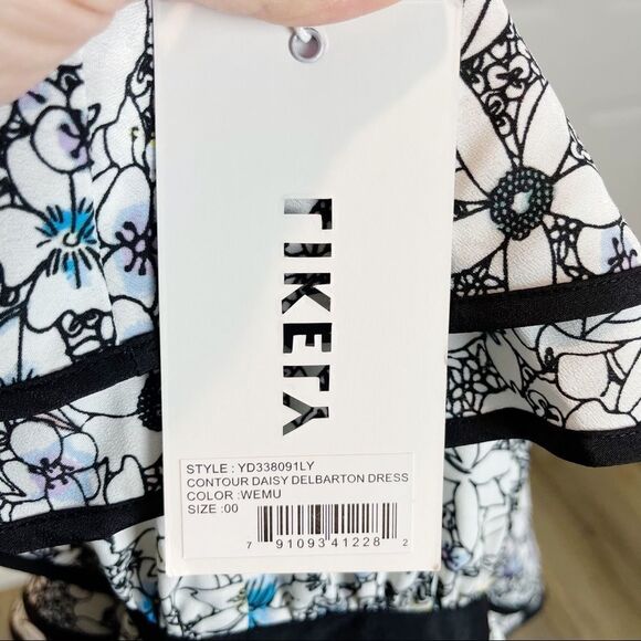 LIKELY • One-Shoulder Asymmetrical Floral Dress - Picture 10 of 14